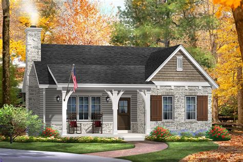 Small Cottage House Plans, Narrow Lot House Plans, Cottage Floor Plans, Small Cottage Homes ...