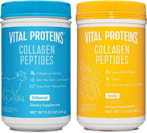 Buy Vital Proteins Collagen Peptides Powder Unflavored and Vanilla Online at Lowest Price in ...