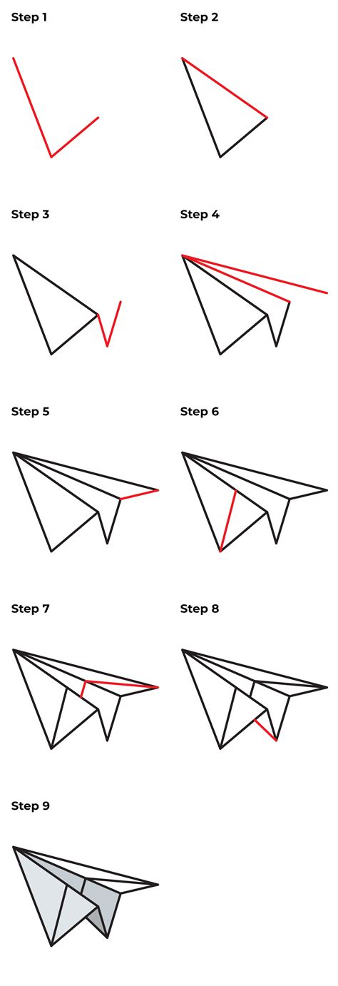 How to Draw a Paper Airplane