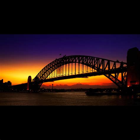 Harbour Bridge Sunset | When the Sydney Harbour Bridge was o… | Flickr