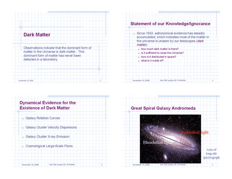 Dark Matter - Introduction to Cosmology - Notes | ASTR 350 - Docsity