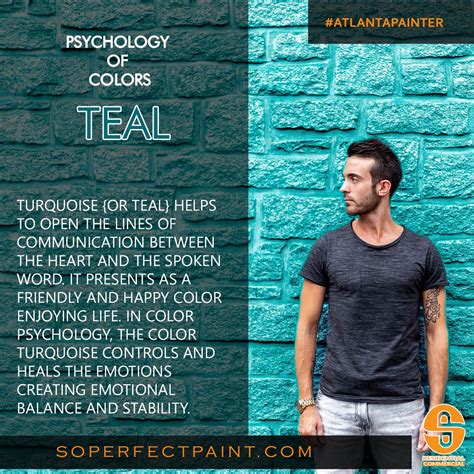 Psychology of Colors: Teal | Color psychology, Painting services, Professional paintings