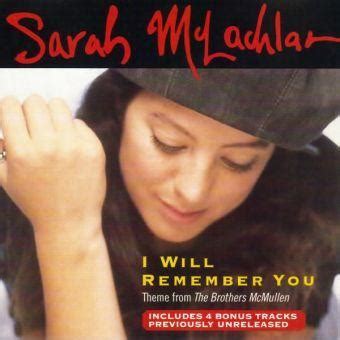 Sarah McLachlan - I Will Remember You Sheet Music for Piano | Free PDF Download | BossPiano