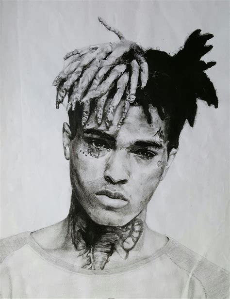 XXXTENTACION PORTRAIT DRAWING by greisikertuka on DeviantArt