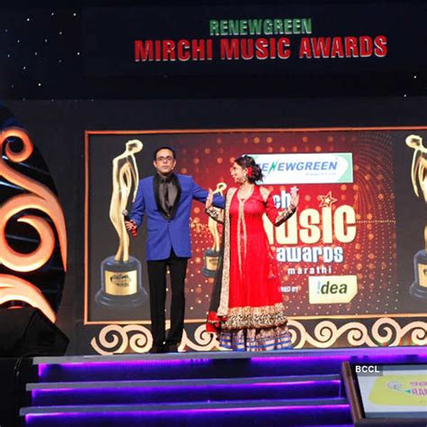 Mrunmayee Deshpande during Radio Mirchi Marathi Music Awards 2014, held in Pune.