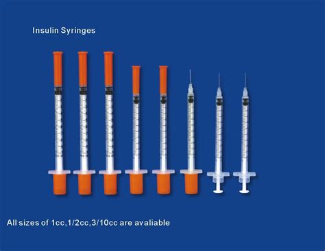 Insulin Syringe Needle Sizes Chart