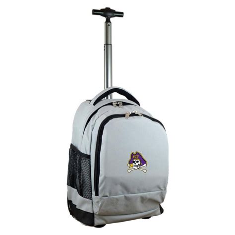 Denco NCAA East Carolina 19 in. Gray Wheeled Premium Backpack CLECL780 ...