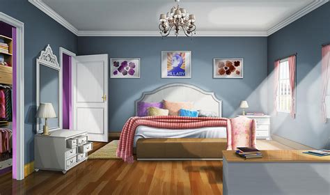 INT. BRISTOLS BEDROOM - DAY | Episode interactive backgrounds, Anime ...