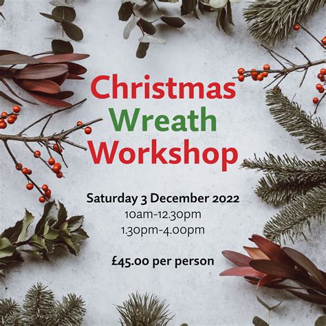 Christmas Wreath Making Workshop - Cokethorpe School