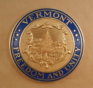 Vermont State Wall Seal / www.wallseals.com