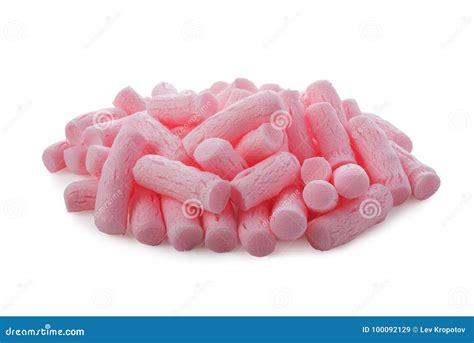 Pile of Pink Packing Foam Peanuts Stock Image - Image of safe, pack: 100092129