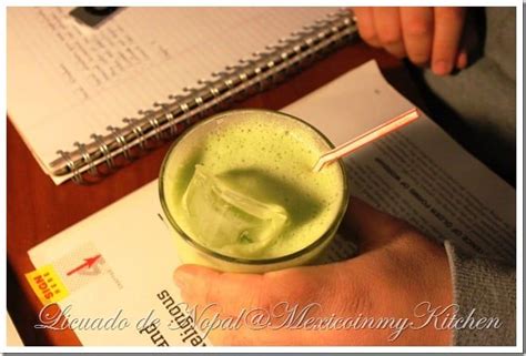 Nopal Cactus Juice | Licuado de Nopales | Mexican Drinks | Recipe ...