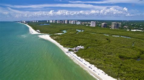 Exclusive 4K Aerial Video Tour of Clam Pass Park - Naples, FL - YouTube