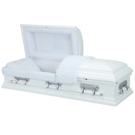 Closed Casket White