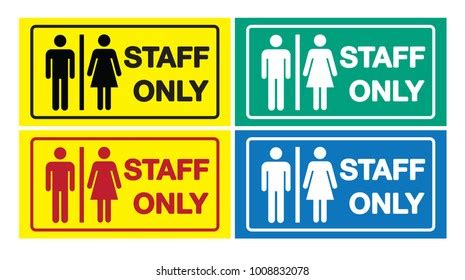 2,337 Staff only sign Images, Stock Photos & Vectors | Shutterstock