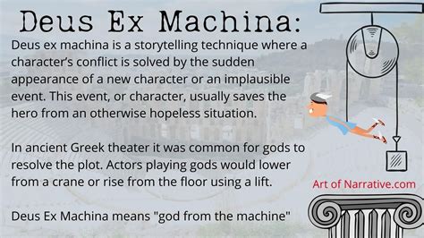 What is Deus Ex Machina? Definition & Examples - The Art of Narrative ...