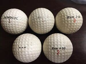 5 Vintage RAM 3 D and RAM + 90 Golf balls | eBay