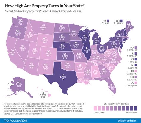 John Brown's Notes and Essays: How High Are Property Taxes in Your State? This Map Has the ...