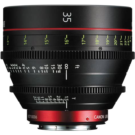 Canon CN-E 35mm T1.5 L F Cinema Prime Lens (EF Mount) 9139B001