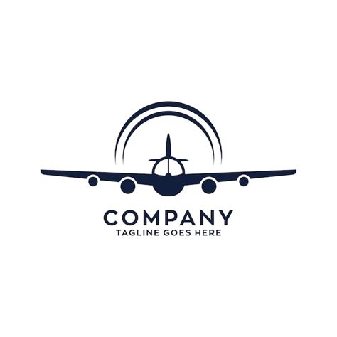 Premium Vector | Plane fly logo design