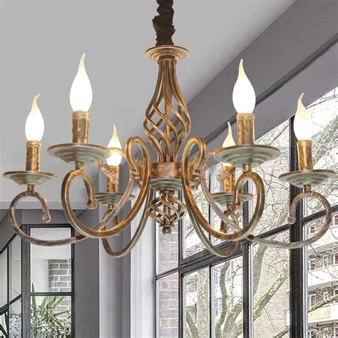 Antique Bronze Farmhouse Chandelier : Manor Brook Rivy West 5-Light Oil ...