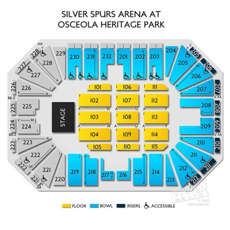 Silver Spurs Arena at Osceola Heritage Park Seating Chart | Vivid Seats