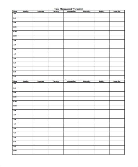 Daily Time Log Printable