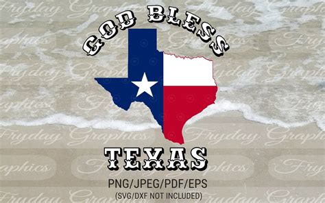 God Bless Texas / Texas / Texan / Digital File / Instant | Etsy