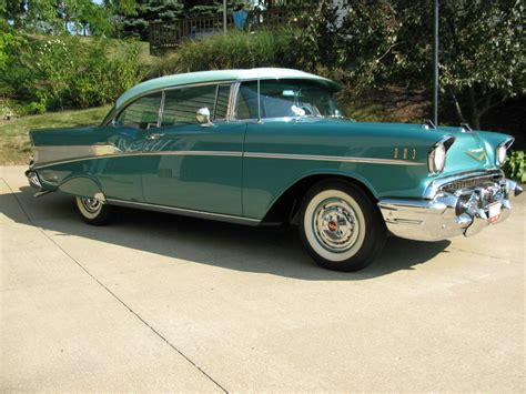 57 Chevy Belair 2 door hardtop - Restored - Beautiful - Vintage - retro - SHARP - Classic ...