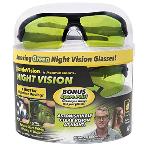 Battlevision Polarized Sport Vision Glasses for Driving at Night ...