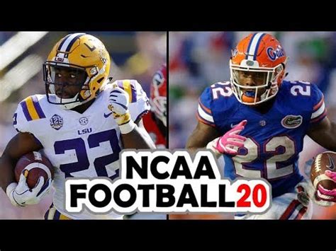 Florida @ LSU - NCAA Football 20 Preseason Simulation (2019 Rosters for ...