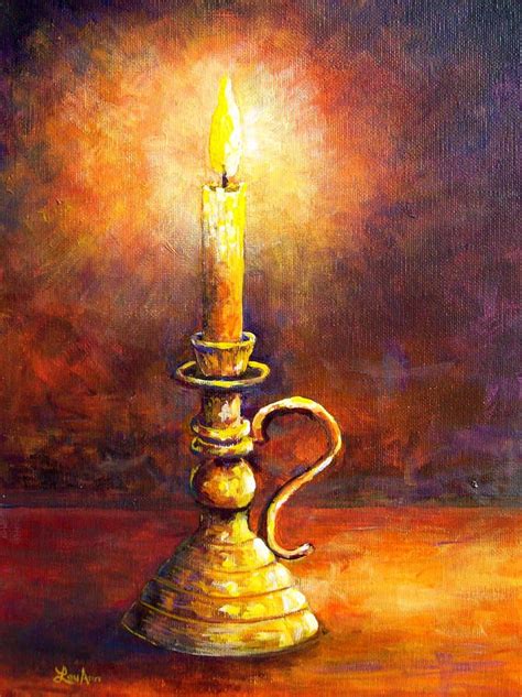 Pin by Mijke Voermans on Thema licht | Candle painting art, Candle art ...