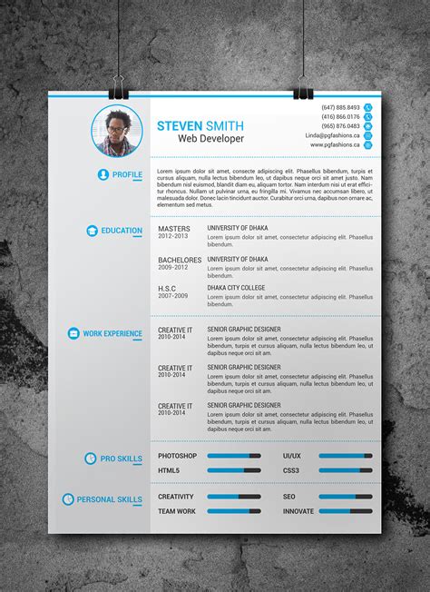 Resume, Cover Latter, Portfolio Template (Free Download :: Behance