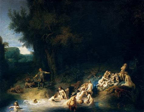 Diana Bathing, with the Stories of Actaeon and Callisto, 1634 ...