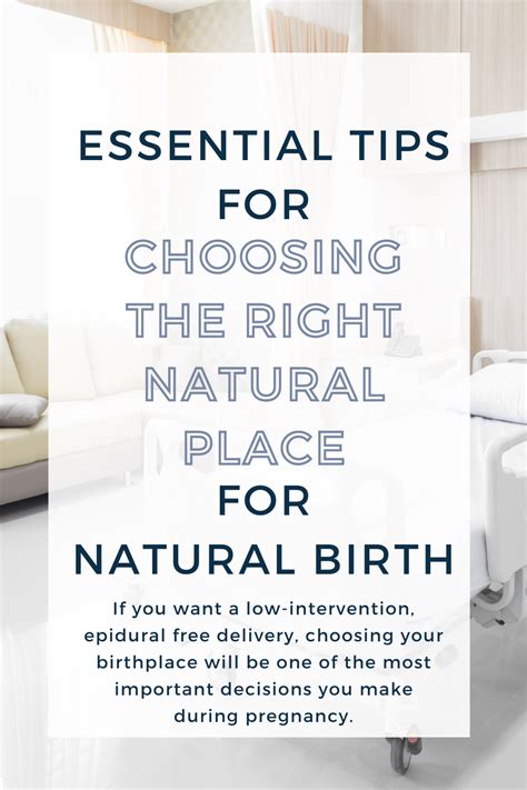 Finding the Right Birthplace for Natural Birth – The Informed Birth