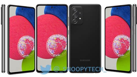 Samsung Galaxy A52s 5G shows off its colors in leaked press renders ...