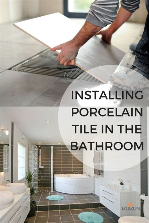 The Best Guide: Installing Properly porcelain tile in the bathroom ...