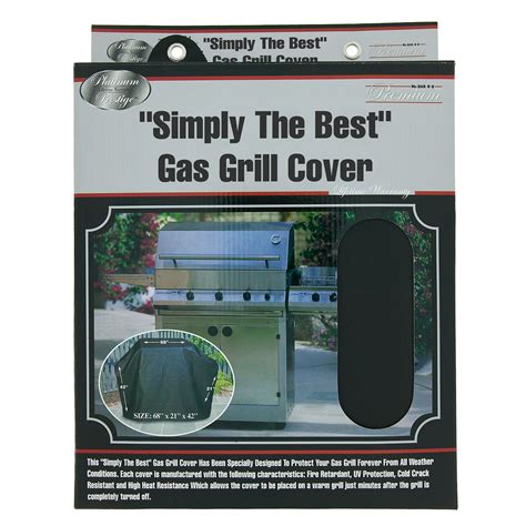 Mr. Bar-B-Que Platinum Prestige Large Black Grill Cover - Outdoor ...