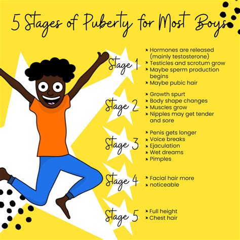 5 Stages of Puberty in Most Boys: Puberty Timeline - Amazing Me