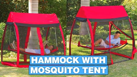 This Hammock Tent Helps You Relax In a Hammock With No Mosquitoes - YouTube