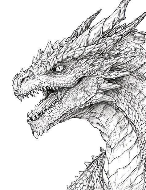 Dragon Printables Coloring Sheets