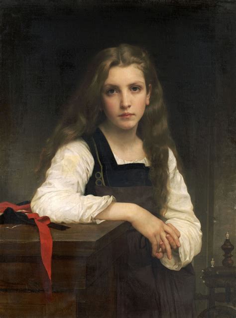 The Fair Spinner | William adolphe bouguereau, Portrait, Portrait painting