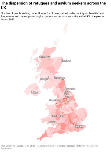 How many refugees and asylum seekers has your area taken in? MAPPED | UK | News | Express.co.uk