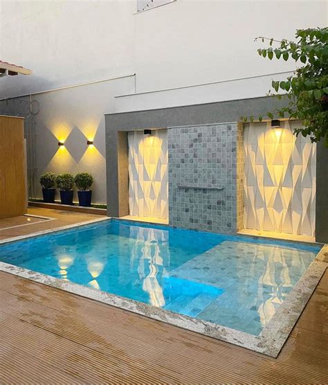 Quintal com piscina pequena - Blog eh!DÉCOR