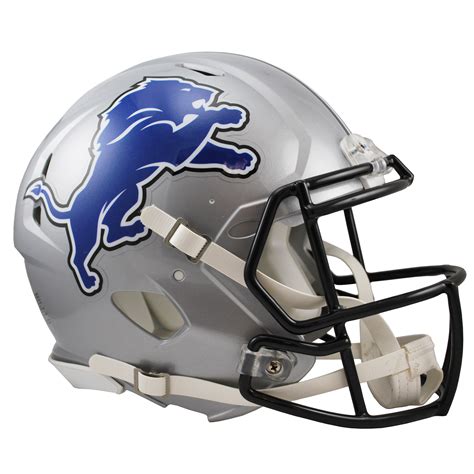 Detroit Lions Revolution Speed Authentic Helmet | Football helmets, Nfl detroit lions, Mini ...