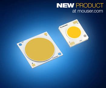 Lumileds Latest LUXEON CoB Core Range LEDs, Now at Mouser, Offer High Density in a Small Surface ...