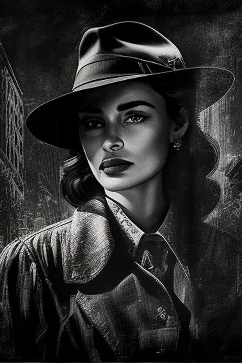 Wall Art Print | Beautiful Noir Actress, Vintage L.A. Noire Movie Poster | Europosters