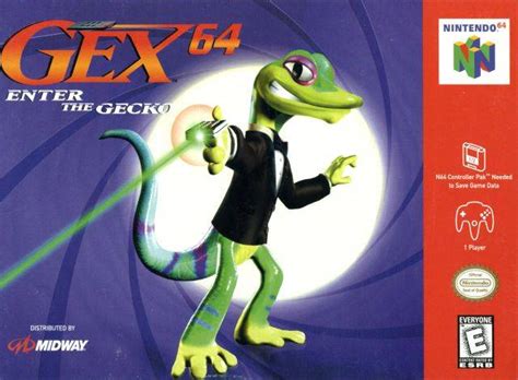 Gex 64 Enter the Gecko Nintendo 64 Game