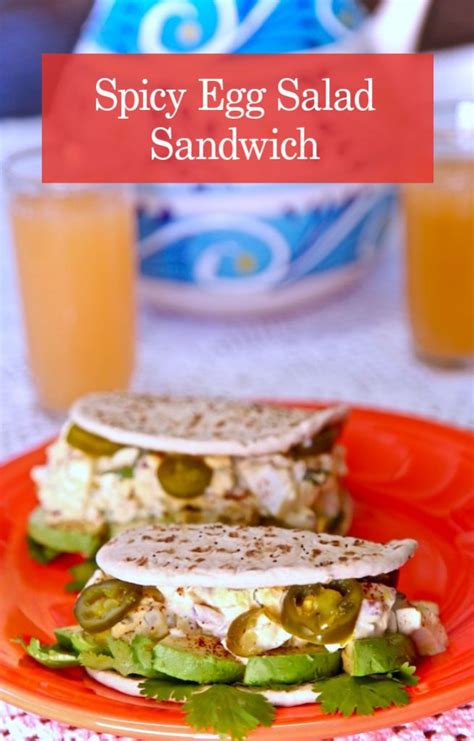 Spicy Egg Salad Sandwich - Flatoutbread