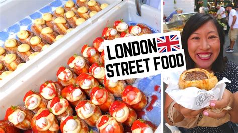 Best LONDON STREET FOOD at BOROUGH MARKET | London food market ...